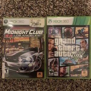 XBox360 Grand Theft Auto 5 + Midnight Club